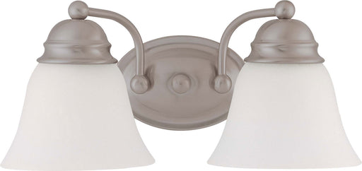 Empire 2 Light 15" Vanity in Brushed Nickel
