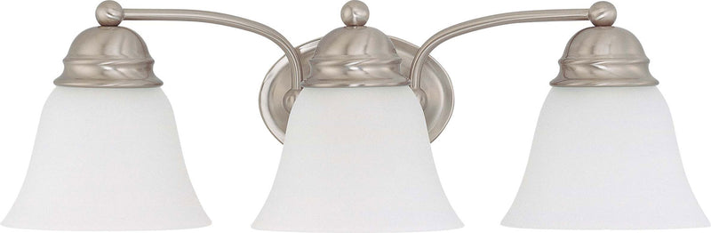 Empire 3 Light 21" Vanity in Brushed Nickel