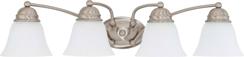 Empire 4-Light Bath Vanity Light in Brushed Nickel