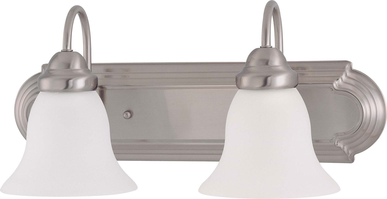 Ballerina 2 Light 18" Vanity in Brushed Nickel