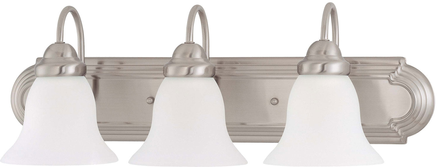 Ballerina 3 Light 24" Vanity in Brushed Nickel