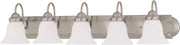 Ballerina 5-Light Bath Vanity Light in Brushed Nickel