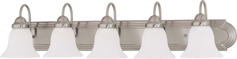 Ballerina 5 Light 36" Vanity in Brushed Nickel