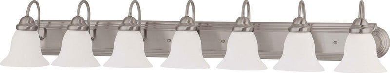 Ballerina 7-Light Bath Vanity Light in Brushed Nickel