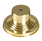 Outdoor Pier Mount Adaptors in Polished Brass