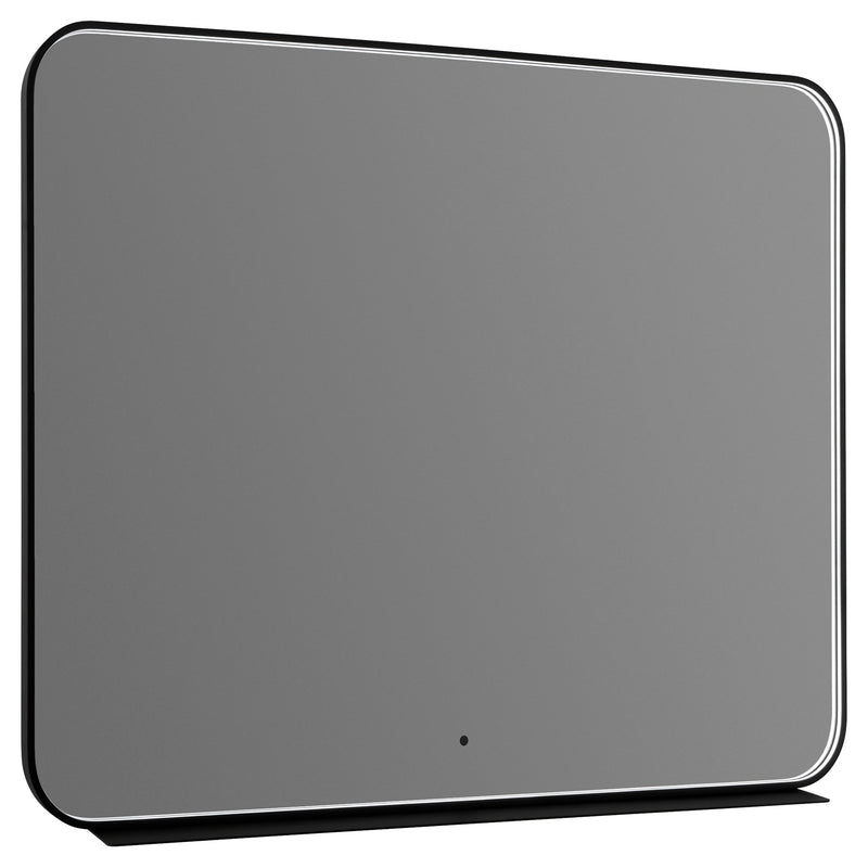 Avior 36"x36" Lighted Mirror in Black