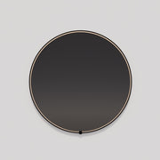 Avior Round 30" Lighted Mirror in Black