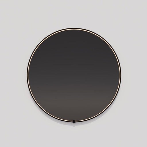 Avior Round 30" Lighted Mirror in Black