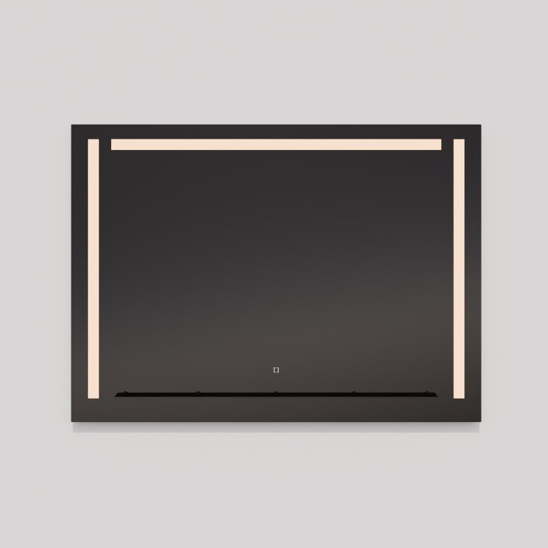 Skylight 36"x24" Lighted Mirror in Black