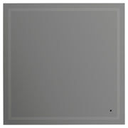 Track 36"x36" Lighted Mirror in Black