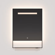 Castore 20"x32" Lighted Mirror in Black