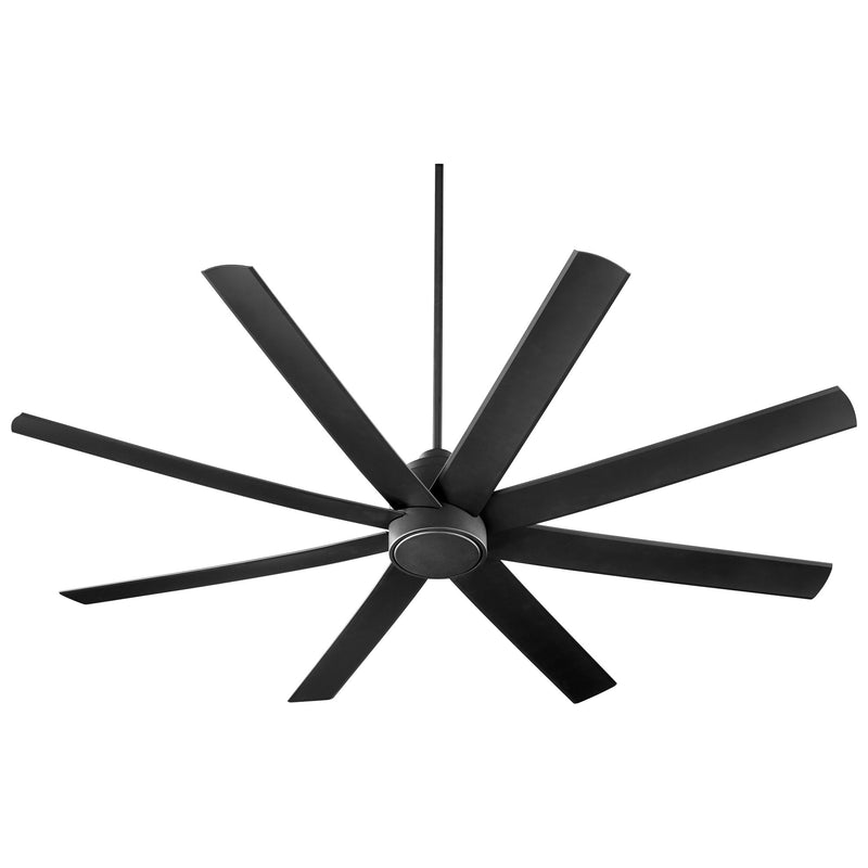 Cosmo 70" 8-Blade Ceiling Fan in Black