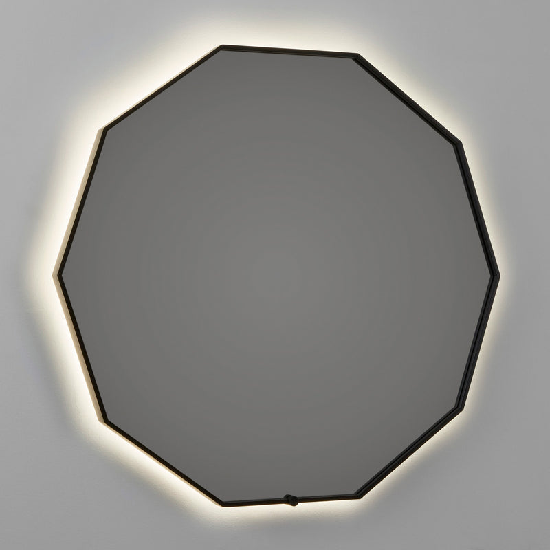 Deca 24" Lighted Mirror in Black