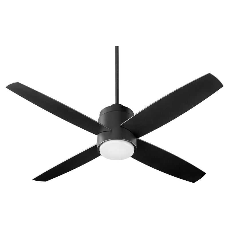 Oslo 52" 4-Blade Ceiling Fan in Black