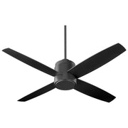 Oslo 52" 4-Blade Ceiling Fan in Black