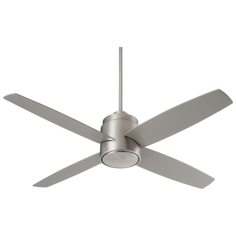 Oslo 52" 4-Blade Ceiling Fan in Satin Nickel