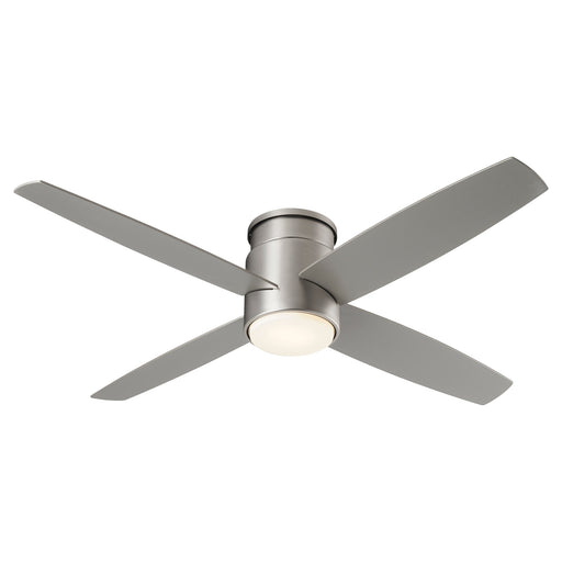 Oslo 52" Hugger Ceiling Fan in Satin Nickel
