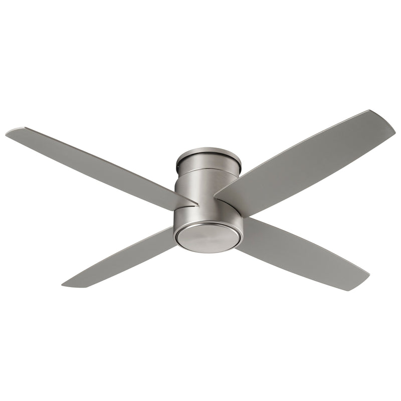 Oslo 52" Hugger Ceiling Fan in Satin Nickel