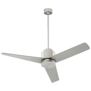 Adora 52" 3-Blade Outdoor Ceiling Fan in Satin Nickel