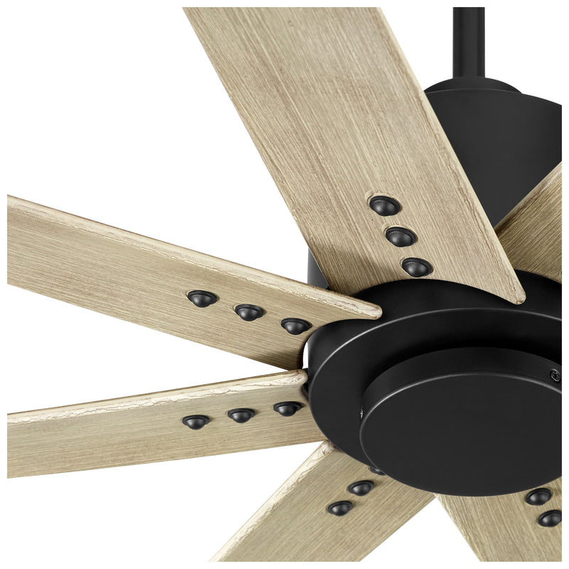Fleet 56" 8-Blade Ceiling Fan in Black