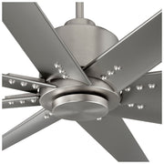Fleet 56" 8-Blade Ceiling Fan in Satin Nickel