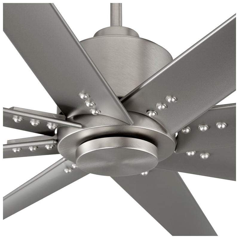 Fleet 56" 8-Blade Ceiling Fan in Satin Nickel