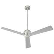 Rondure 54" 3-Blade Ceiling Fan in Satin Nickel