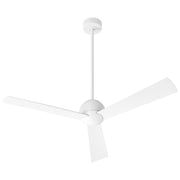 Rondure 54" 3-Blade Ceiling Fan in White