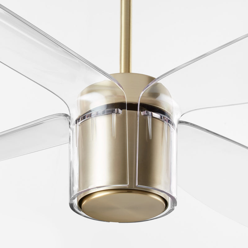 Samaran 60" 4-Blade Ceiling Fan in Aged Brass