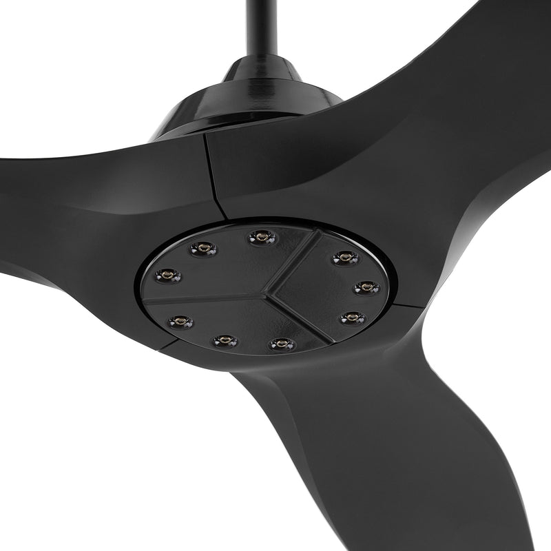 Avalon 52" 3-Blade Ceiling Fan in Black