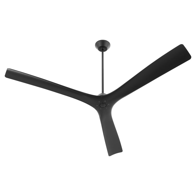 Mecca 72" 3-Blade Ceiling Fan in Black