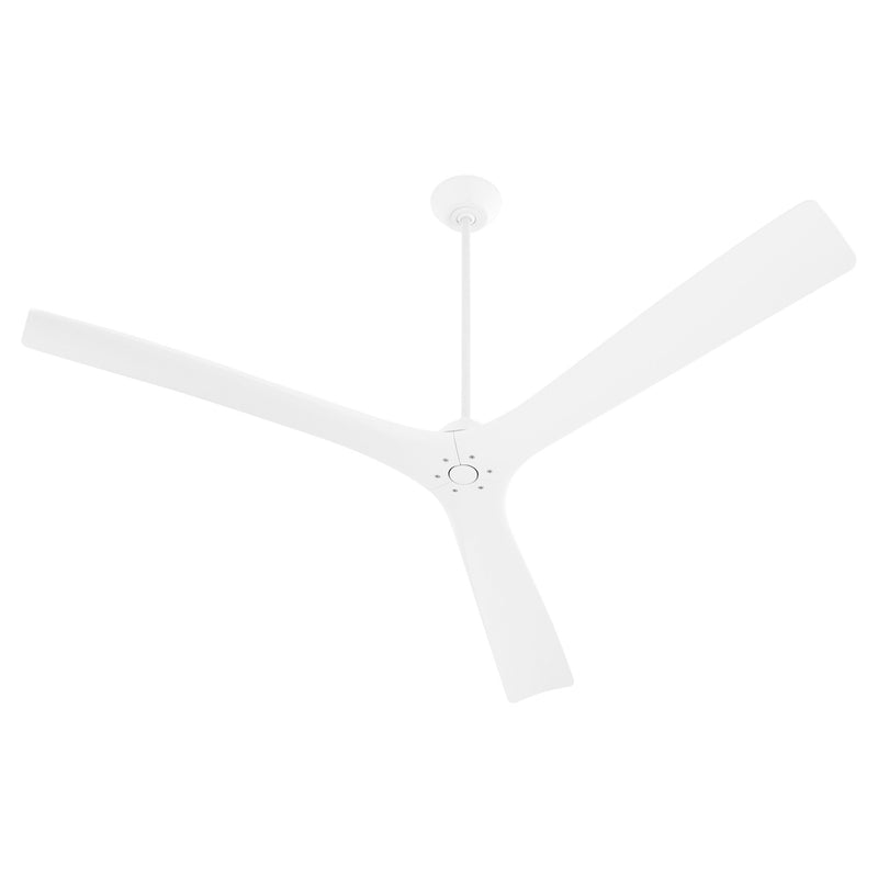 Mecca 72" 3-Blade Ceiling Fan in White