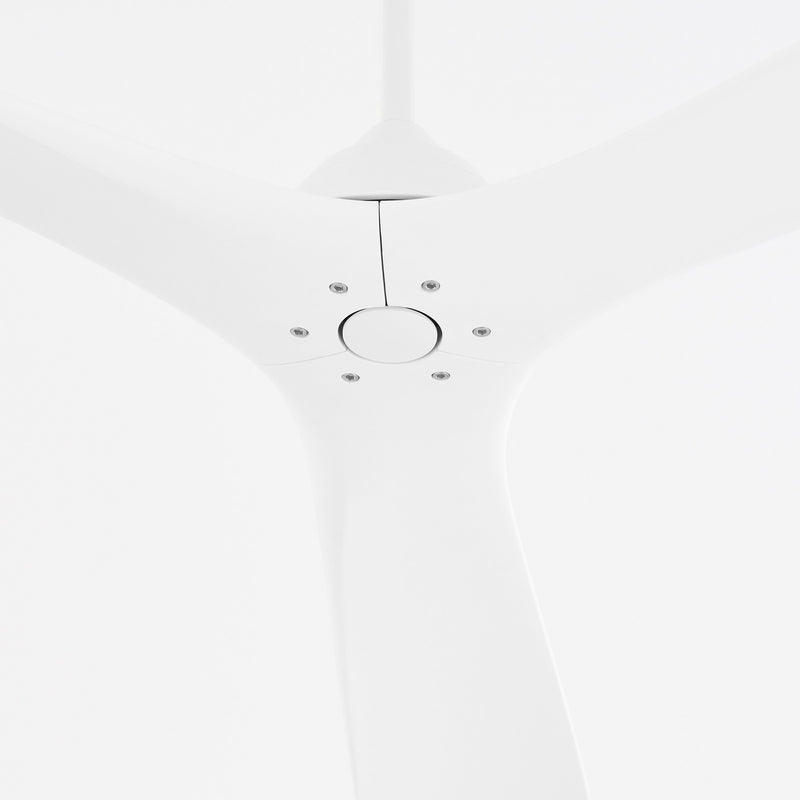 Mecca 72" 3-Blade Ceiling Fan in White