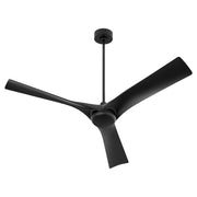 Ridley 58" 3-Blade Ceiling Fan in Black