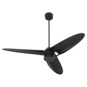 Xega 60" 3-Blade LED Ceiling Fan in Black