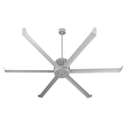 Enorme 78" 6-Blade Outdoor Ceiling Fan in Classic Nickel