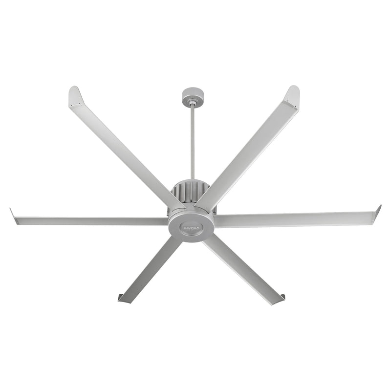 Enorme 78" 6-Blade Outdoor Ceiling Fan in Classic Nickel