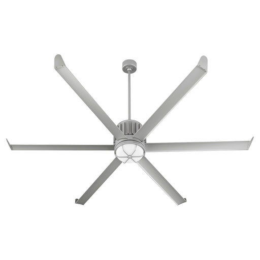 Enorme 78" 6-Blade Outdoor Ceiling Fan in Classic Nickel