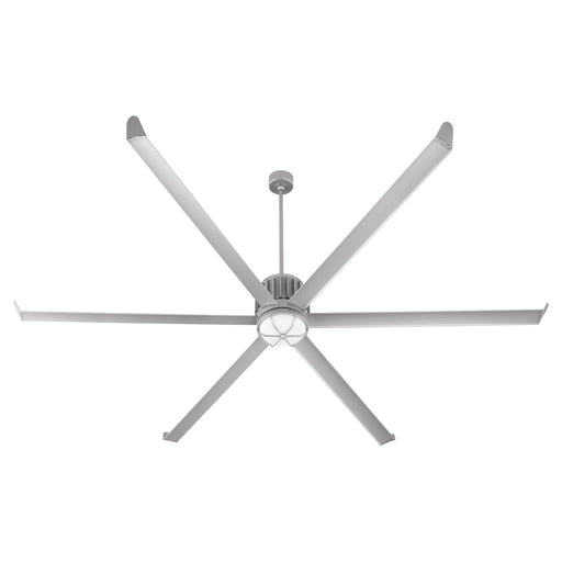 Enorme 100" 6-Blade Outdoor Ceiling Fan in Classic Nickel