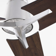 Halcyon 56" 3-Blade Ceiling Fan in Satin Nickel
