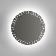 XO 36" Round Lighted Mirror in Standard