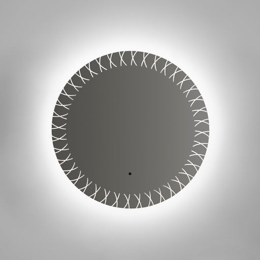 XO 36" Round Lighted Mirror in Standard