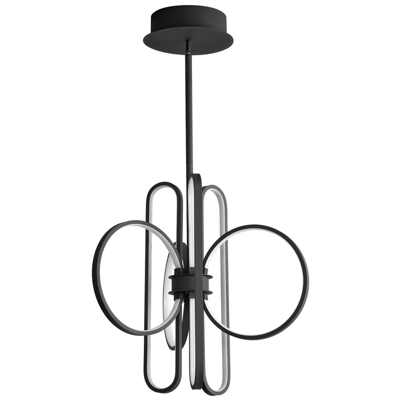 Lupe 23" LED Pendant in Black