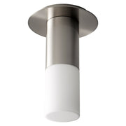 Pilar Small LED Ceiling Mount in Satin Nickel