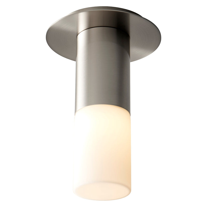 Pilar Small LED Ceiling Mount in Satin Nickel