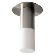 Pilar Small LED Ceiling Mount in Satin Nickel