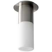Pilar Large LED Ceiling Mount in Satin Nickel