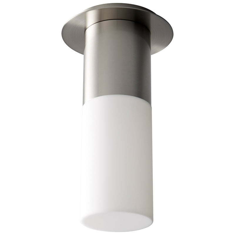 Pilar Large LED Ceiling Mount in Satin Nickel
