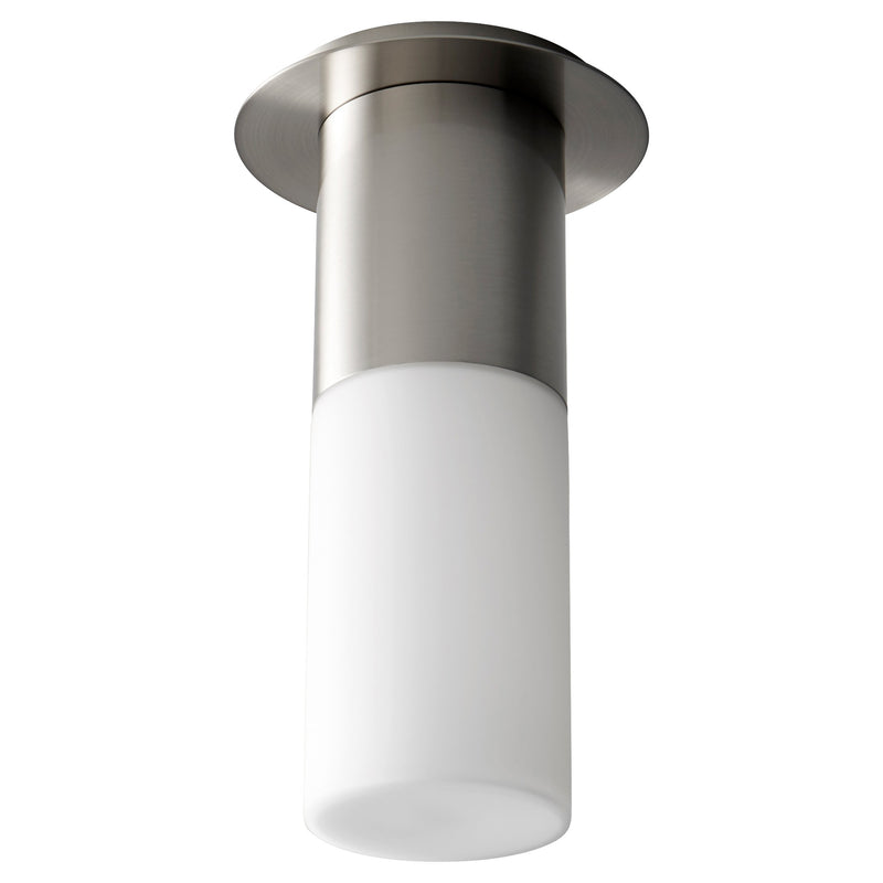 Pilar Large LED Ceiling Mount in Satin Nickel