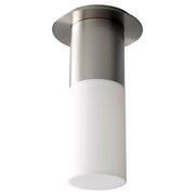 Pilar Large LED Ceiling Mount in Satin Nickel